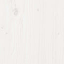 vidaXL Ágykeret Fehér 90 x 220 cm Tömör fenyőfa