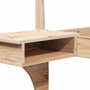 vidaXL Ágykeret fejtámlával Barna 180 x 200 cm Tömör fenyőfa