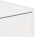 vidaXL Éjjeli asztal fiókkal Fehér 50 x 32,5 x 24 cm Tömör fenyőfa