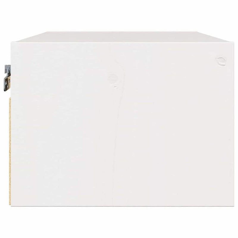 vidaXL Éjjeli asztal fiókkal Fehér 50 x 32,5 x 24 cm Tömör fenyőfa