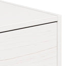 vidaXL Éjjeli asztal 2 pcs Fehér 50 x 32,5 x 24 cm Tömör fenyőfa