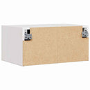 vidaXL Éjjeli asztal 2 pcs Fehér 50 x 32,5 x 24 cm Tömör fenyőfa