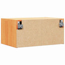 vidaXL Éjjeli asztal fiókkal 2 pcs Faggyú barna 50 x 32,5 x 24 cm