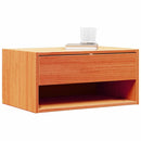 vidaXL Éjjeli asztal fiókkal 2 pcs Faggyú barna 50 x 32,5 x 24 cm