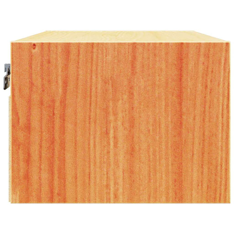 vidaXL Éjjeli asztal fiókkal 2 pcs Faggyú barna 50 x 32,5 x 24 cm