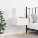 vidaXL Éjjeli asztal fiókkal Fehér 37 x 35 x 18,5 cm Tömör fenyőfa