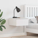 vidaXL Éjjeli asztal 2 pcs Fehér 37 x 35 x 18,5 cm Tömör fenyőfa