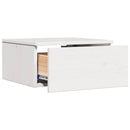 vidaXL Éjjeli asztal 2 pcs Fehér 37 x 35 x 18,5 cm Tömör fenyőfa