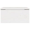 vidaXL Éjjeli asztal 2 pcs Fehér 37 x 35 x 18,5 cm Tömör fenyőfa