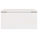 vidaXL Éjjeli asztal 2 pcs Fehér 37 x 35 x 18,5 cm Tömör fenyőfa