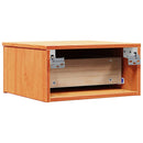 vidaXL Éjjeli asztal Faggyú barna 37 x 35 x 18,5 cm Tömör fenyőfa