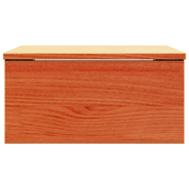 vidaXL Éjjeli asztal fiókkal 2 pcs Faggyú barna 37 x 35 x 18,5 cm