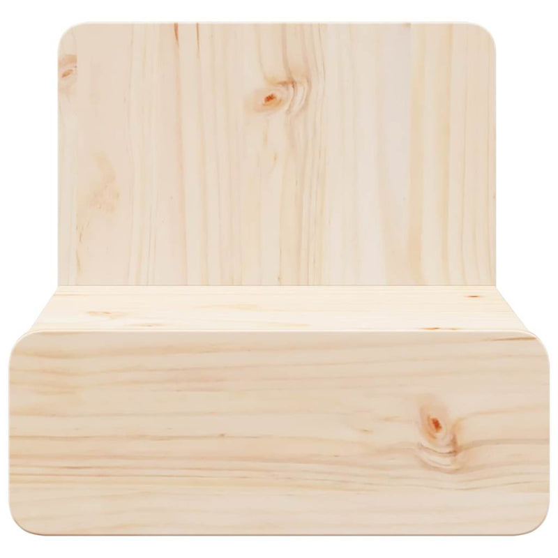 vidaXL Éjjeli asztal fiókkal Barna 44 x 32,5 x 40 cm Tömör fenyőfa