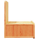 vidaXL Éjjeli asztal Faggyú barna 44 x 32,5 x 40 cm Tömör fenyőfa
