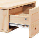 vidaXL Éjjeli asztal 2 pcs Barna 42 x 32,5 x 40 cm Tömör fenyőfa