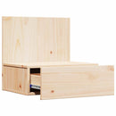 vidaXL Éjjeli asztal 2 pcs Barna 42 x 32,5 x 40 cm Tömör fenyőfa