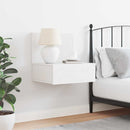 vidaXL Éjjeli asztal fiókkal Fehér 42 x 32,5 x 40 cm Tömör fenyőfa