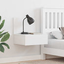 vidaXL Éjjeli asztal 2 pcs Fehér 42 x 32,5 x 40 cm Tömör fenyőfa