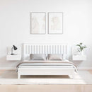 vidaXL Éjjeli asztal 2 pcs Fehér 42 x 32,5 x 40 cm Tömör fenyőfa