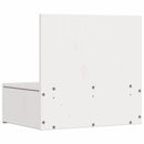 vidaXL Éjjeli asztal 2 pcs Fehér 42 x 32,5 x 40 cm Tömör fenyőfa