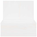 vidaXL Éjjeli asztal 2 pcs Fehér 42 x 32,5 x 40 cm Tömör fenyőfa