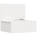 vidaXL Éjjeli asztal 2 pcs Fehér 42 x 32,5 x 40 cm Tömör fenyőfa
