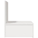 vidaXL Éjjeli asztal 2 pcs Fehér 42 x 32,5 x 40 cm Tömör fenyőfa