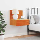 vidaXL Éjjeli asztal Faggyú barna 42 x 32,5 x 40 cm Tömör fenyőfa