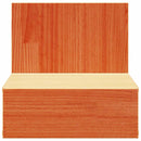 vidaXL Éjjeli asztal Faggyú barna 42 x 32,5 x 40 cm Tömör fenyőfa