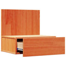 vidaXL Éjjeli asztal fiókkal 2 pcs Faggyú barna 42 x 32,5 x 40 cm