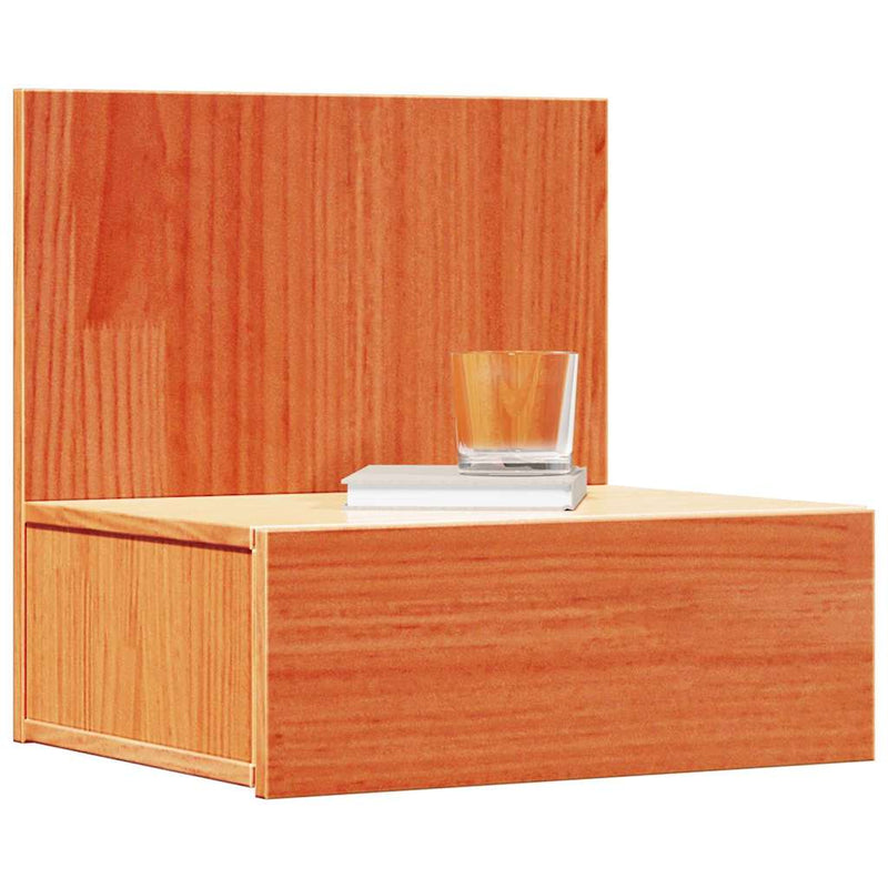 vidaXL Éjjeli asztal fiókkal 2 pcs Faggyú barna 42 x 32,5 x 40 cm