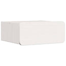 vidaXL Éjjeli asztal fiókkal Fehér 39 x 34 x 16,5 cm Tömör fenyőfa