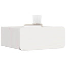 vidaXL Éjjeli asztal fiókkal Fehér 39 x 34 x 16,5 cm Tömör fenyőfa