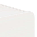 vidaXL Éjjeli asztal 2 pcs Fehér 39 x 34 x 16,5 cm Tömör fenyőfa