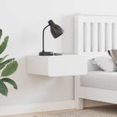 vidaXL Éjjeli asztal 2 pcs Fehér 39 x 34 x 16,5 cm Tömör fenyőfa