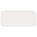 vidaXL Éjjeli asztal 2 pcs Fehér 39 x 34 x 16,5 cm Tömör fenyőfa