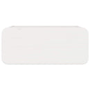 vidaXL Éjjeli asztal 2 pcs Fehér 39 x 34 x 16,5 cm Tömör fenyőfa