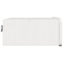 vidaXL Éjjeli asztal 2 pcs Fehér 39 x 34 x 16,5 cm Tömör fenyőfa