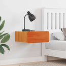 vidaXL Éjjeli asztal Faggyú barna 39 x 34 x 16,5 cm Tömör fenyőfa