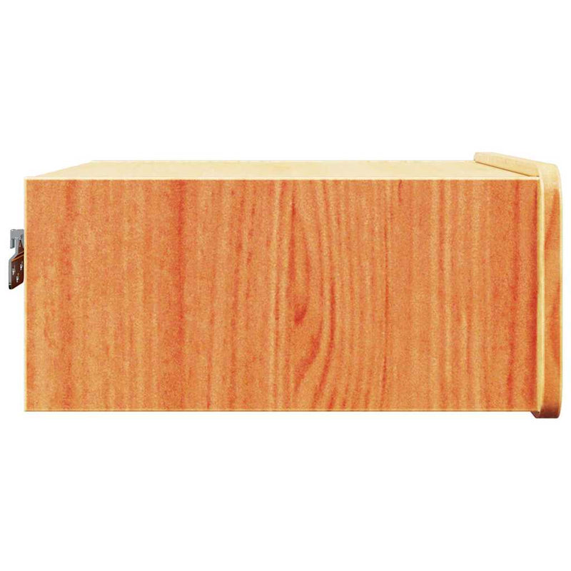 vidaXL Éjjeli asztal Faggyú barna 39 x 34 x 16,5 cm Tömör fenyőfa