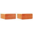 vidaXL Éjjeli asztal fiókkal 2 pcs Faggyú barna 39 x 34 x 16,5 cm