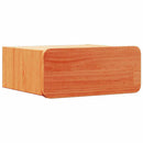 vidaXL Éjjeli asztal fiókkal 2 pcs Faggyú barna 39 x 34 x 16,5 cm