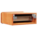 vidaXL Éjjeli asztal fiókkal 2 pcs Faggyú barna 39 x 34 x 16,5 cm