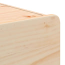 vidaXL Éjjeli asztal fiókkal Barna 39 x 34 x 33 cm Tömör fenyőfa