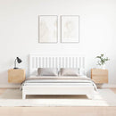 vidaXL Éjjeli asztal fiókkal 2 pcs Barna 39 x 34 x 33 cm Tömör fenyőfa