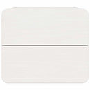 vidaXL Éjjeli asztal fiókkal Fehér 39 x 34 x 33 cm Tömör fenyőfa