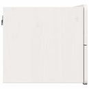 vidaXL Éjjeli asztal fiókkal 2 pcs Fehér 39 x 34 x 33 cm Tömör fenyőfa