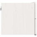 vidaXL Éjjeli asztal fiókkal 2 pcs Fehér 39 x 34 x 33 cm Tömör fenyőfa