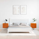 vidaXL Éjjeli asztal fiókkal 2 pcs Barna 39 x 34 x 33 cm Tömör fenyőfa