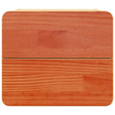 vidaXL Éjjeli asztal fiókkal 2 pcs Barna 39 x 34 x 33 cm Tömör fenyőfa